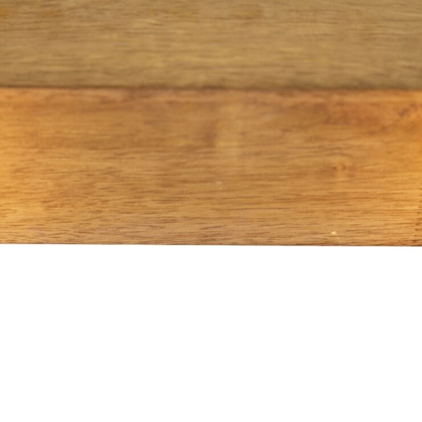 Landelijke plafondspot vintage hout 2-lichts - bloc