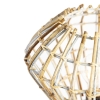 Landelijke tafellamp bamboe met wit - canna diamond
