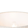 Landelijke tafellamp hout met linnen kap beige 25 cm - mels