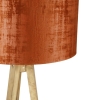 Landelijke tripod vintage hout met kap rood 50 cm - tripod classic