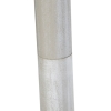 Landelijke vloerlamp taupe met linnen kap 45 cm - classico