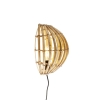 Landelijke wandlamp bamboe - canna