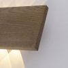 Landelijke wandlamp hout 32 cm incl. Led 6-lichts - ajdin