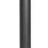 Modern buiten paaltje zwart 100 cm ip44 verstelbaar - ciara