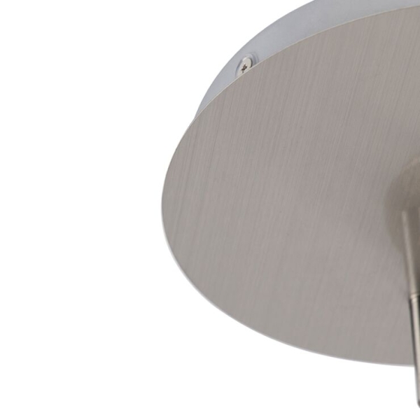 Moderne badkamer spot staal 2-lichts ip44 - ducha