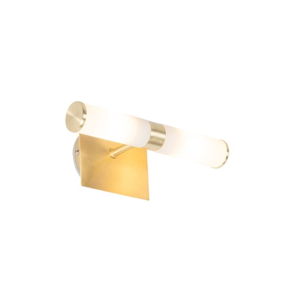 Moderne badkamer wandlamp goud ip44 2-lichts - bath