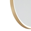 Moderne badkamerspiegel goud incl. Led ip44 met spiegel - miral