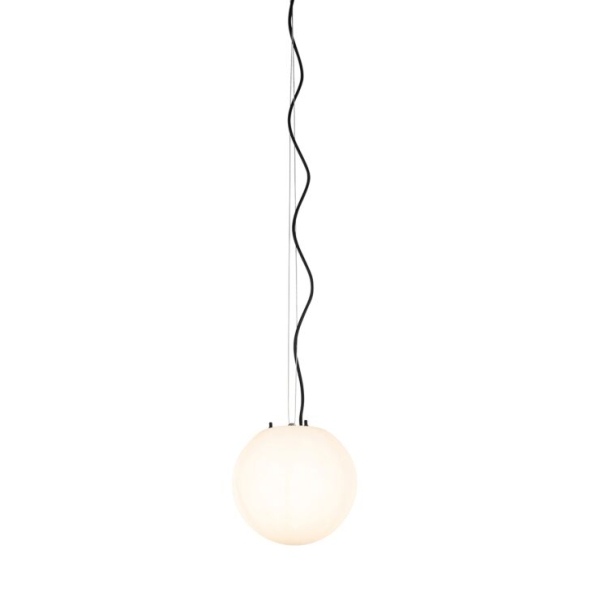 Moderne buiten hanglamp wit 25 cm ip65 - nura