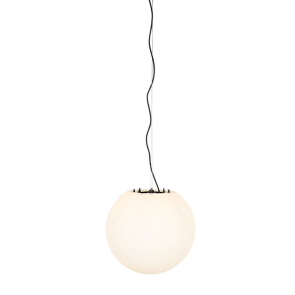 Moderne buiten hanglamp wit 45 cm ip65 - nura