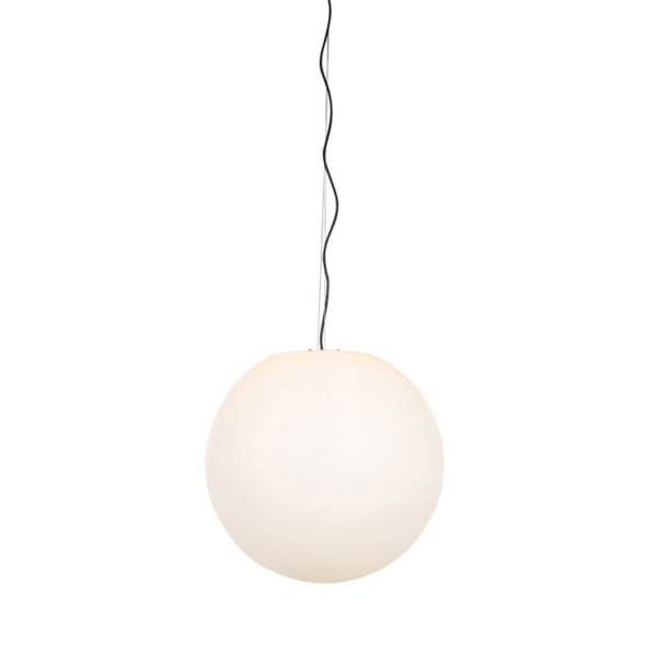 Moderne buiten hanglamp wit 56 cm ip65 - nura
