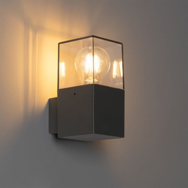 Moderne buiten wandlamp donkergrijs ip44 - denmark