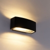 Moderne buiten wandlamp zwart IP44 - Latina