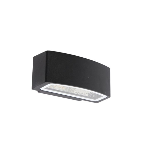 Moderne buiten wandlamp zwart IP44 - Latina