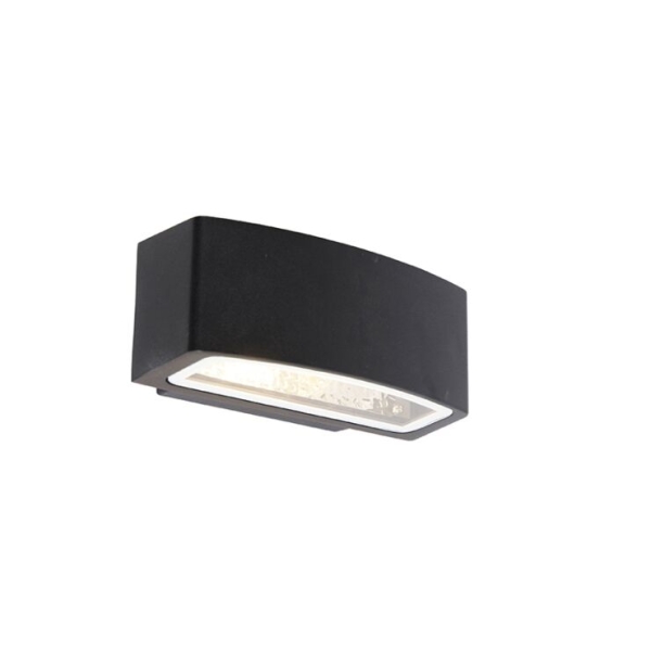 Moderne buiten wandlamp zwart IP44 - Latina