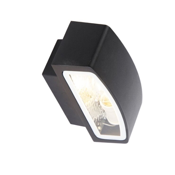 Moderne buiten wandlamp zwart IP44 - Latina