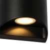 Moderne buiten wandlamp zwart incl. Led 2-lichts ip54 - mal