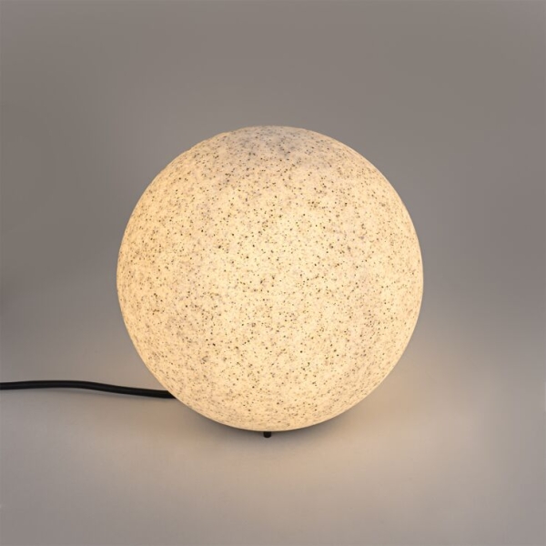 Moderne buitenlamp grijs 25 cm ip65 - nura
