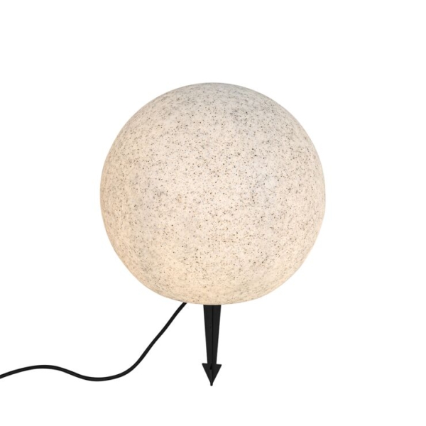 Moderne buitenlamp grijs 35 cm ip65 - nura