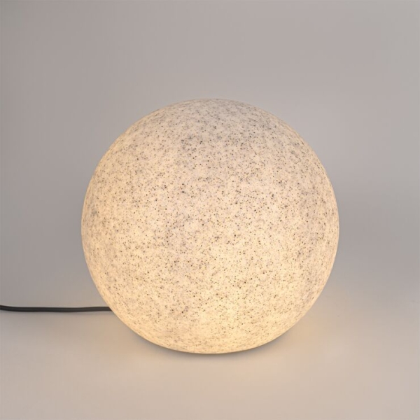Moderne buitenlamp grijs 35 cm ip65 - nura