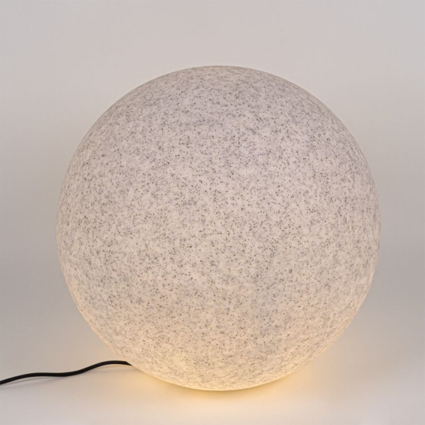 Moderne buitenlamp grijs 56 cm ip65 - nura