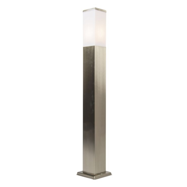Moderne buitenlamp paal staal 80 cm ip44 - malios