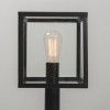 Moderne buitenlamp paal zwart 100 cm - rotterdam