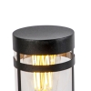 Moderne buitenlamp zwart 80 cm ip44 - gleam