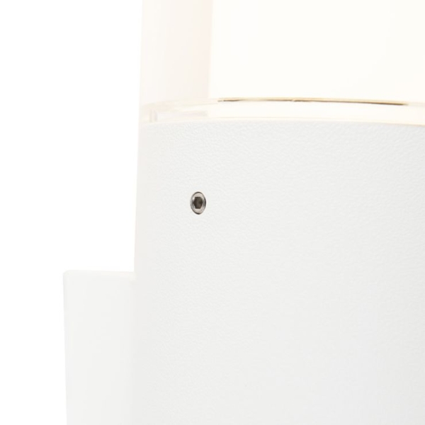 Moderne buitenwandlamp wit ip55 incl. Gu10 3-staps dimbaar - carlo