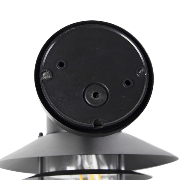 Moderne buitenwandlamp zwart ip44 - prato down