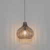 Moderne hanglamp bruin 38 cm - saffira