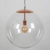 Moderne hanglamp koper 50 cm - ball