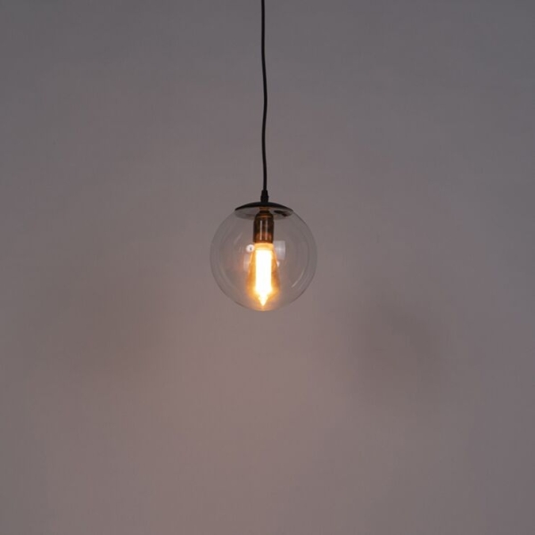 Moderne hanglamp transparant 20 cm - pallon