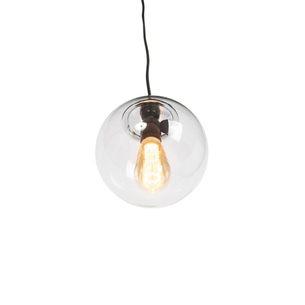 Moderne hanglamp transparant 20 cm - pallon