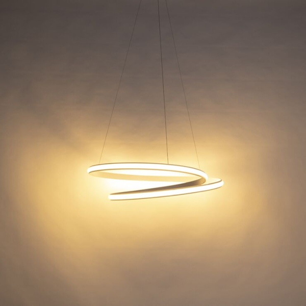 Moderne hanglamp wit 74 cm incl. Led dimbaar - rowan