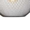Moderne hanglamp zwart 3-lichts - mesh ball