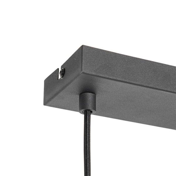 Moderne hanglamp zwart 3-lichts - saffira