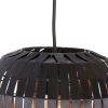Moderne hanglamp zwart 3-lichts - zoë