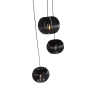 Moderne hanglamp zwart 3-lichts - zoë