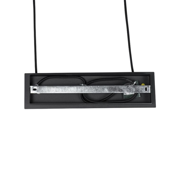 Moderne hanglamp zwart met goud 100 cm 5-lichts - athens wire