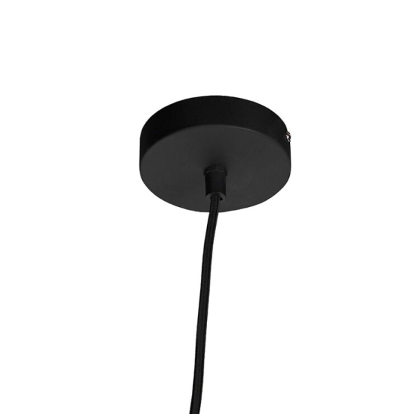 Moderne hanglamp zwart met goud - depeche-jacob
