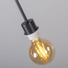 Moderne hanglamp zwart met kap 45 cm taupe - combi 1