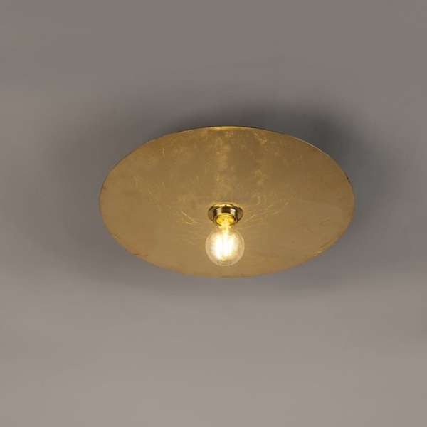 Moderne plafondlamp goud 40cm - disque