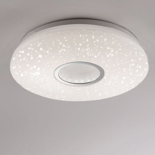 Moderne plafondlamp met sterrenhemel incl. Led afstandsbedieding - jona