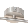 Moderne plafondlamp staal 2-lichts verstelbaar - jeana