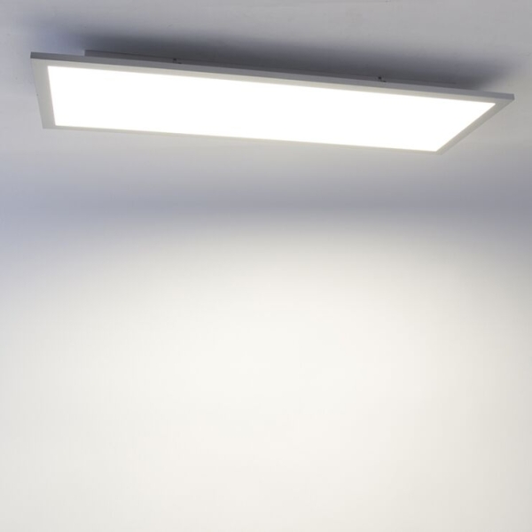 Moderne plafondlamp staal incl. Led 80 cm - liv