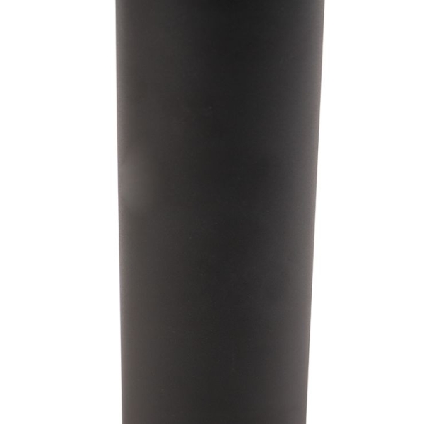 Moderne staande buitenlamp zwart 50 cm - rullo