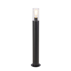 Moderne staande buitenlamp zwart 80 cm - Rullo