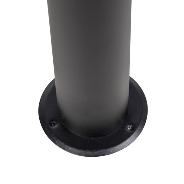 Moderne staande buitenlamp zwart 80 cm - rullo