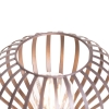 Moderne tafellamp bruin - saffira