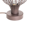 Moderne tafellamp bruin - saffira